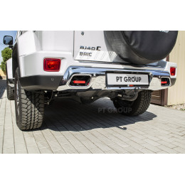 BCF-23-991422.00 PT GROUP Фаркоп на BAIC BJ40 2023- без снятия и подрезки бампера. Тип шара: AV (вертикально съемный с ключом). Нагрузки: 750/100 кг, масса фаркопа 18,9
