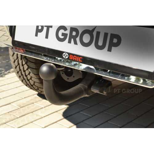 BCF-23-991422.00 PT GROUP Фаркоп на BAIC BJ40 2023- без снятия и подрезки бампера. Тип шара: AV (вертикально съемный с ключом). Нагрузки: 750/100 кг, масса фаркопа 18,9 кг (без электрики в комплекте)
