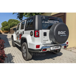 BCF-23-991422.00 PT GROUP Фаркоп на BAIC BJ40 2023- без снятия и подрезки бампера. Тип шара: AV (вертикально съемный с ключом). Нагрузки: 750/100 кг, масса фаркопа 18,9