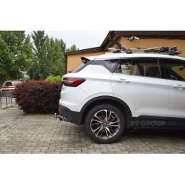 BXF-23-991122.00 PT GROUP Фаркоп на Belgee X50 2023-, Geely Coolray 2022-2025 без снятия и подрезки бампера. Тип шара: E (легкосъемный шар под квадрат). Нагрузки: 1250/75 кг, ма