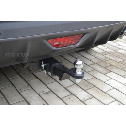 BXF-23-991122.00 PT GROUP Фаркоп на Belgee X50 2023-, Geely Coolray 2022-2025 без снятия и подрезки бампера. Тип шара: E (легкосъемный шар под квадрат). Нагрузки: 1250/75 кг, ма