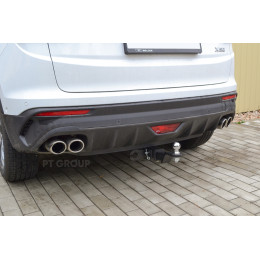 BXF-23-991122.00 PT GROUP Фаркоп на Belgee X50 2023-, Geely Coolray 2022-2025 без снятия и подрезки бампера. Тип шара: E (легкосъемный шар под квадрат). Нагрузки: 1250/75 кг, ма