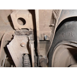 C028C GALIA Полностью оцинкованный фаркоп на Citroen Xsara хетчбек 1997-2004. Тип шара: C (горизонтальный съемный). Установка без снятия и выреза бампера. На