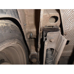 C028C GALIA Полностью оцинкованный фаркоп на Citroen Xsara хетчбек 1997-2004. Тип шара: C (горизонтальный съемный). Установка без снятия и выреза бампера. На