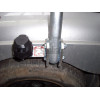 C031A GALIA Полностью оцинкованный фаркоп на Peugeot 807 2002-2014, FIAT Ulysse 2002-2011, Citroen C8 2002-2014, Lancia Phedra 2002-2010. Тип шара: A. Невидимый вырез бампера. Нагрузки: 1900/76 кг, масса фаркопа 14,52 кг