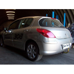 C038C GALIA Полностью оцинкованный фаркоп на Citroen C4 седан 2012-2022 (небольшие доработки, без подрезки бампера), Citroen C4 хетчбек 5 дверей 2004-2010, 2010-2018, Citro