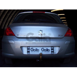 C038C GALIA Полностью оцинкованный фаркоп на Citroen C4 седан 2012-2022 (небольшие доработки, без подрезки бампера), Citroen C4 хетчбек 5 дверей 2004-2010, 2010-2018, Citro