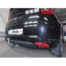 C038C GALIA Полностью оцинкованный фаркоп на Citroen C4 седан 2012-2022 (небольшие доработки, без подрезки бампера), Citroen C4 хетчбек 5 дверей 2004-2010, 2010-2018, Citro