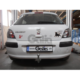 C038C GALIA Полностью оцинкованный фаркоп на Citroen C4 седан 2012-2022 (небольшие доработки, без подрезки бампера), Citroen C4 хетчбек 5 дверей 2004-2010, 2010-2018, Citro