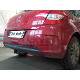 C038C GALIA Полностью оцинкованный фаркоп на Citroen C4 седан 2012-2022 (небольшие доработки, без подрезки бампера), Citroen C4 хетчбек 5 дверей 2004-2010, 2010-2018, Citro