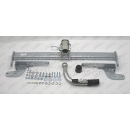 C038C GALIA Полностью оцинкованный фаркоп на Citroen C4 седан 2012-2022 (небольшие доработки, без подрезки бампера), Citroen C4 хетчбек 5 дверей 2004-2010, 2010-2018, Citro