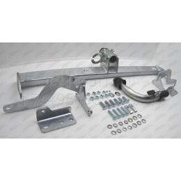 C051C GALIA Полностью оцинкованный фаркоп на Citroen C4 Picasso 2006-2013, Citroen C4 Grand Picasso 2006-2013, Peugeot 5008 2009-2017. Тип шара: C (горизонтальный съемный). Невидимая мин