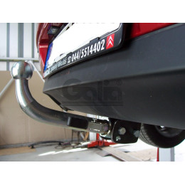 C057C GALIA Полностью оцинкованный фаркоп на Citroen C4 седан 2008-2013, сборка Южная Америка. Тип шара: C (горизонтальный съемный). Без выреза бампера. Наг