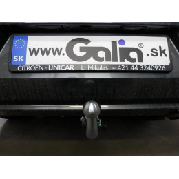 C064A GALIA Полностью оцинкованный фаркоп на Citroen C-Elysee 2013-2016, Peugeot 301 2013-2016. Подрозетник убирается за бампер. Тип шара: A. Установка без снятия и выр