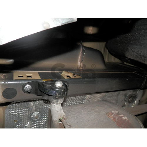 C064A GALIA Полностью оцинкованный фаркоп на Citroen C-Elysee 2013-2016, Peugeot 301 2013-2016. Подрозетник убирается за бампер. Тип шара: A. Установка без снятия и выреза бампера. Нагрузки 1200/60 кг, масса фаркопа 12,82 кг