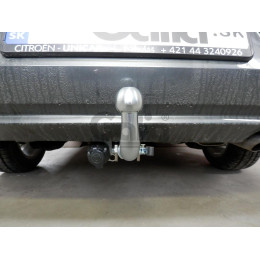 C064A GALIA Полностью оцинкованный фаркоп на Citroen C-Elysee 2013-2016, Peugeot 301 2013-2016. Подрозетник убирается за бампер. Тип шара: A. Установка без снятия и выр