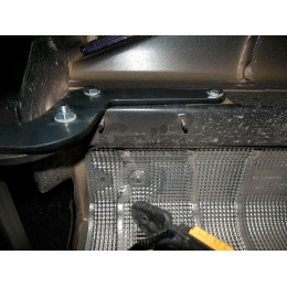 C064A GALIA Полностью оцинкованный фаркоп на Citroen C-Elysee 2013-2016, Peugeot 301 2013-2016. Подрозетник убирается за бампер. Тип шара: A. Установка без снятия и выр