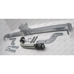 C064A GALIA Полностью оцинкованный фаркоп на Citroen C-Elysee 2013-2016, Peugeot 301 2013-2016. Подрозетник убирается за бампер. Тип шара: A. Установка без снятия и выр