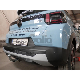 C075C GALIA Полностью оцинкованный фаркоп на Citroen C3 2024-, FIAT Grande Panda 2025-. Тип шара: C (горизонтальный съемный). Невидимый вырез бампера. Нагрузки: 1000/85 