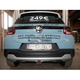 C075C GALIA Полностью оцинкованный фаркоп на Citroen C3 2024-, FIAT Grande Panda 2025-. Тип шара: C (горизонтальный съемный). Невидимый вырез бампера. Нагрузки: 1000/85 
