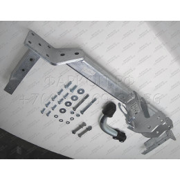 D031A GALIA Полностью оцинкованный фаркоп на Ravon Gentra 2015-2018, Daewoo Gentra 2013-2015, Chevrolet Lacetti седан 2004-2013, Daewoo Nubira седан 2003-2013. Тип шара: A. Без выреза бампера. 