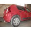 D040C GALIA Полностью оцинкованный фаркоп на Renault Sandero 2009-2014, Renault Sandero Stepway 2010-2014. Тип шара: C (горизонтальный съемный). Установка без снятия и выреза бампера. Нагрузки: 1200/75 кг, масса фаркопа 16,07 кг