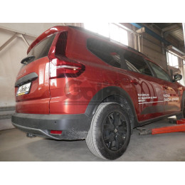 D051C GALIA Полностью оцинкованный фаркоп на Dacia Jogger 2022-. Тип шара: C (горизонтальный съемный). Установка без снятия и выреза бампера. Нагрузки: 1500/7