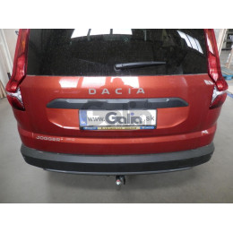 D051C GALIA Полностью оцинкованный фаркоп на Dacia Jogger 2022-. Тип шара: C (горизонтальный съемный). Установка без снятия и выреза бампера. Нагрузки: 1500/7