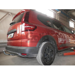 D051C GALIA Полностью оцинкованный фаркоп на Dacia Jogger 2022-. Тип шара: C (горизонтальный съемный). Установка без снятия и выреза бампера. Нагрузки: 1500/7
