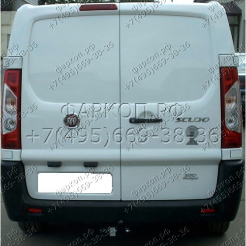 F-148 STEINHOF Фаркоп на Citroen Jumpy II (также Long L2) 2006-2016, FIAT Scudo II (также Long L2) 2007-2016, Peugeot Expert II (также Long L2) 2007-2016, Toyota Proace (также Long L2) 2013-2016. Требуется подрезка бампера. Тип шара: A. Нагрузки: 2000/80 