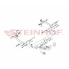 F-148 STEINHOF Фаркоп на Citroen Jumpy II (также Long L2) 2006-2016, FIAT Scudo II (также Long L2) 2007-2016, Peugeot Expert II (также Long L2) 2007-2016, Toyota Proace (также Long L2) 2013-2016. Требуется подрезка бампера. Тип шара: A. Нагрузки: 2000/80 