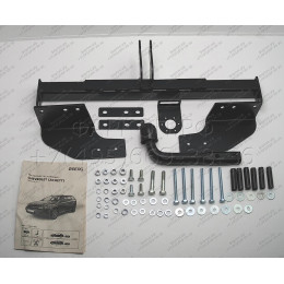 F.1012.001 BERG Фаркоп на Chevrolet Lacetti седан/универсал 2004-2012 без снятия и подрезки бампера. Тип шара: A. Нагрузки: 1200/75 кг, масса фаркопа 15 кг (без электр