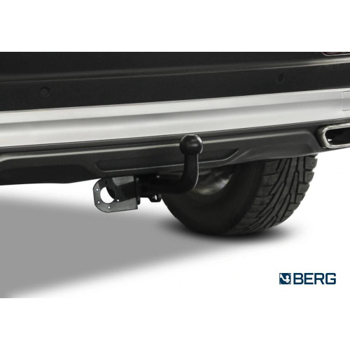 F.1911.001 BERG Фаркоп на Belgee X70 2024-, Geely Atlas Pro 2021-2024 без подрезки бампера. Тип шара: A. Нагрузки: 1500/75 кг, масса фаркопа 16 кг (без электрики в комплекте)