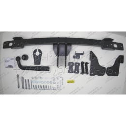 F.1911.001 BERG Фаркоп на Belgee X70 2024-, Geely Atlas Pro 2021-2024 без подрезки бампера. Тип шара: A. Нагрузки: 1500/75 кг, масса фаркопа 16 кг (без электрики в комплекте)