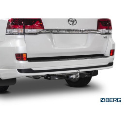 F.5713.004 BERG Фаркоп на Toyota Land Cruiser 200 (Executive, TRD) 2007-2021 без снятия и подрезки бампера. Тип шара: F. Нагрузки: 1500/75 кг, масса фаркопа 20 кг (без электрики 