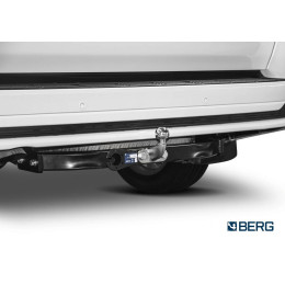 F.5713.004 BERG Фаркоп на Toyota Land Cruiser 200 (Executive, TRD) 2007-2021 без снятия и подрезки бампера. Тип шара: F. Нагрузки: 1500/75 кг, масса фаркопа 20 кг (без электрики 