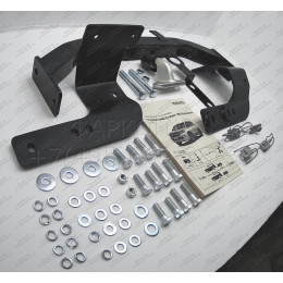 F.5713.004 BERG Фаркоп на Toyota Land Cruiser 200 (Executive, TRD) 2007-2021 без снятия и подрезки бампера. Тип шара: F. Нагрузки: 1500/75 кг, масса фаркопа 20 кг (без электрики 