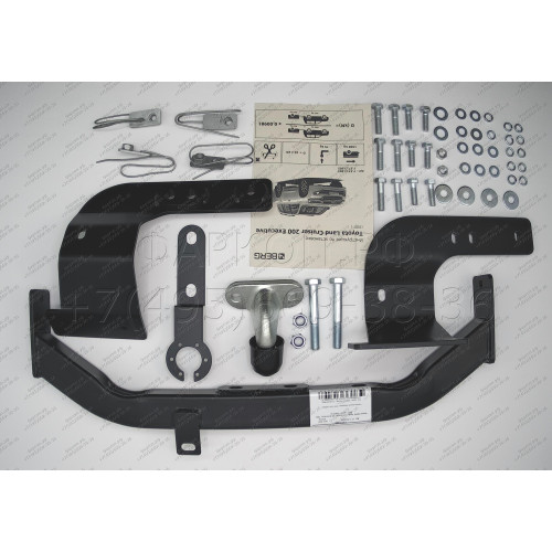 F.5713.004 BERG Фаркоп на Toyota Land Cruiser 200 (Executive, TRD) 2007-2021 без снятия и подрезки бампера. Тип шара: F. Нагрузки: 1500/75 кг, масса фаркопа 20 кг (без электрики в комплекте)