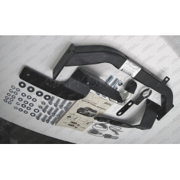 F.5713.004 BERG Фаркоп на Toyota Land Cruiser 200 (Executive, TRD) 2007-2021 без снятия и подрезки бампера. Тип шара: F. Нагрузки: 1500/75 кг, масса фаркопа 20 кг (без электрики 