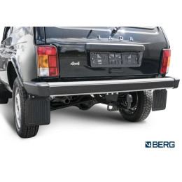F.6014.004 BERG Фаркоп на Lada Niva Legend 2020-, Lada Niva 4x4 Urban 2014-2020, Lada 4x4 2006-2020, Lada Niva 1995-2006 без снятия и подрезки бампера. Тип шара: A. Нагрузки: 900/75 кг, масса фарк