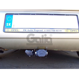 F101C GALIA Полностью оцинкованный фаркоп на Opel Corsa D 2006-2014, FIAT Grande Punto 2005-2010, Grande Punto Evo 2005-2010, Alfa Romeo MiTo 2008-2018. Подрозетник убирается за бампер. Тип ша
