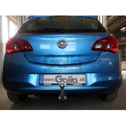 F101C GALIA Полностью оцинкованный фаркоп на Opel Corsa D 2006-2014, FIAT Grande Punto 2005-2010, Grande Punto Evo 2005-2010, Alfa Romeo MiTo 2008-2018. Подрозетник убирается за бампер. Тип ша