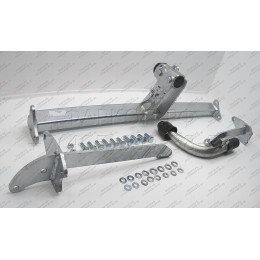 F101C GALIA Полностью оцинкованный фаркоп на Opel Corsa D 2006-2014, FIAT Grande Punto 2005-2010, Grande Punto Evo 2005-2010, Alfa Romeo MiTo 2008-2018. Подрозетник убирается за бампер. Тип ша