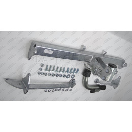 F101C GALIA Полностью оцинкованный фаркоп на Opel Corsa D 2006-2014, FIAT Grande Punto 2005-2010, Grande Punto Evo 2005-2010, Alfa Romeo MiTo 2008-2018. Подрозетник убирается за бампер. Тип ша
