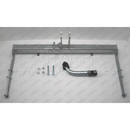 F105A GALIA Полностью оцинкованный фаркоп на Ford Galaxy 1995-2000, SEAT Alhambra 1996-2000, Volkswagen Sharan 1995-2000 2WD/4WD. Подрозетник убирается за бампер. Тип шара: A. Подрезк