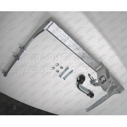 F105A GALIA Полностью оцинкованный фаркоп на Ford Galaxy 1995-2000, SEAT Alhambra 1996-2000, Volkswagen Sharan 1995-2000 2WD/4WD. Подрозетник убирается за бампер. Тип шара: A. Подрезк
