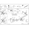 F117C GALIA Полностью оцинкованный фаркоп на FIAT 500L 2012-2022. Подрозетник убирается за бампер. Тип шара: C (горизонтальный съемный). Невидимый вырез бампера. Нагрузки: 1200/85 кг, масса фаркопа 13,87 кг