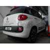F117C GALIA Полностью оцинкованный фаркоп на FIAT 500L 2012-2022. Подрозетник убирается за бампер. Тип шара: C (горизонтальный съемный). Невидимый вырез бампера. Нагрузки: 1200/85 кг, масса фаркопа 13,87 кг
