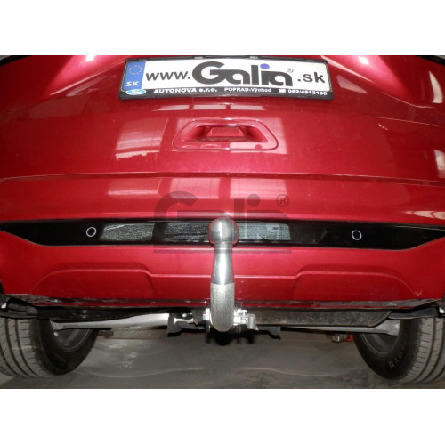 F137A GALIA Полностью оцинкованный фаркоп на Ford Kuga 2020-. Подрозетник убирается за бампер. Тип шара: A. Невидимый вырез бампера. Нагрузки: 2100/120 кг, масса фаркопа 17,12 кг