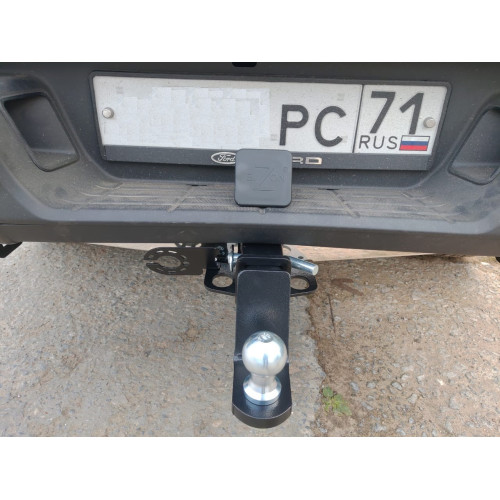 FA 0550-E Бизон Фаркоп на Ford Ranger Т6.2 2022-, Volkswagen Amarok 2022- без подрезки бампера. Тип шара: E (легкосъемный шар под квадрат). Нагрузки: 3000/160 кг. Не комплектуется электрикой